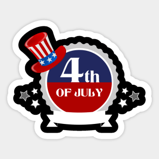 Independence day Sticker